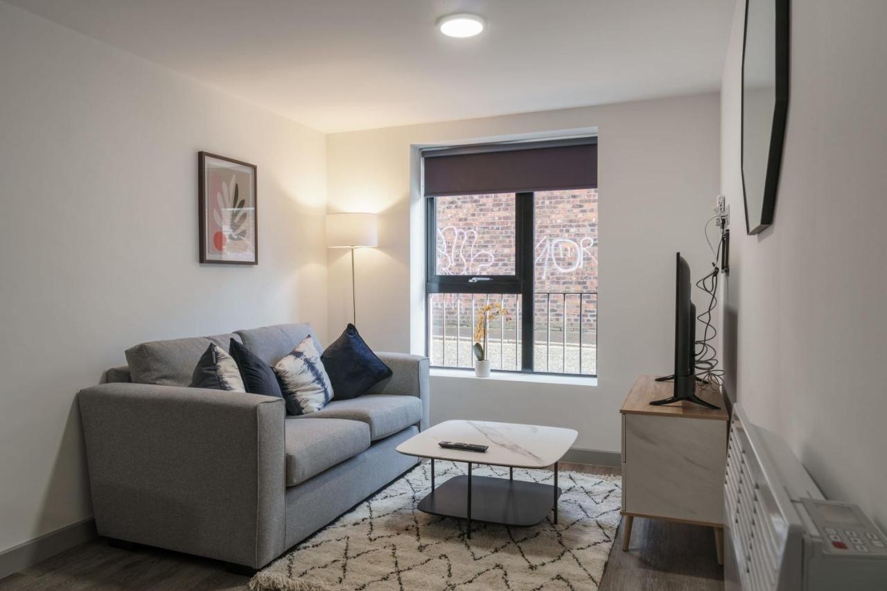 Contemporary 1 Bed Apartment In Liverpool Centre Bagian luar foto